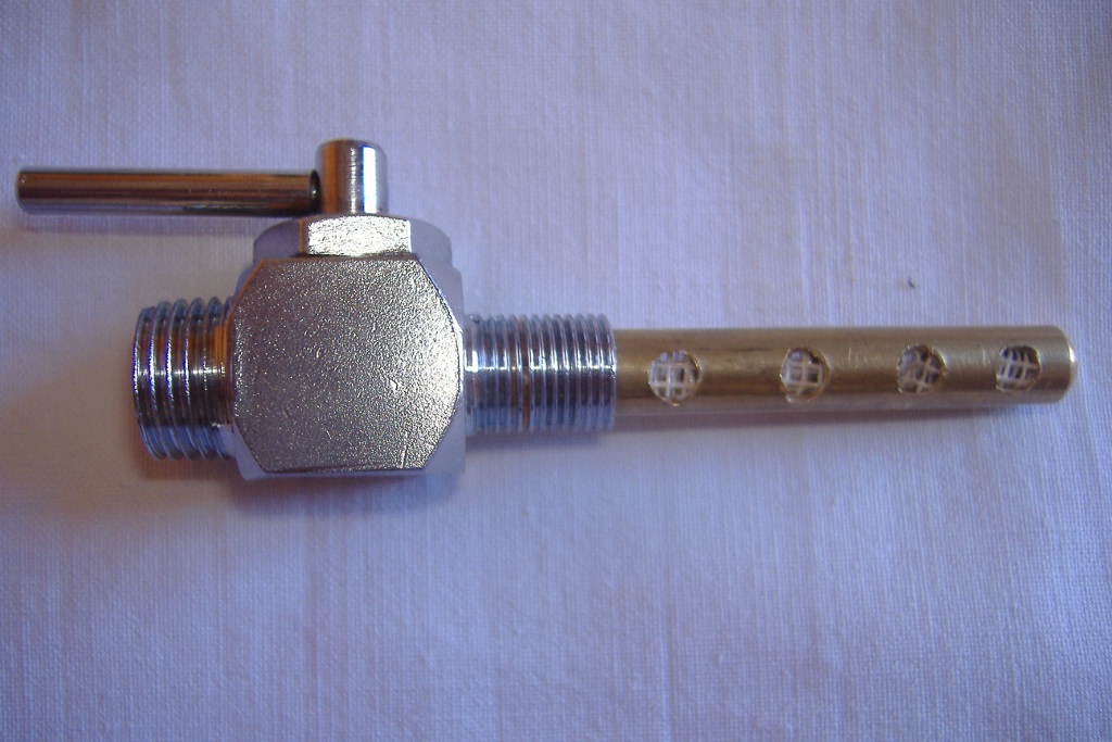 Rubinetto benzina per GUZZI Guzzino, Q.16, passo da 3/8" 1/4"